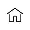 Residential pest control services icon for homes.
