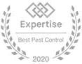 Expertise badge highlighting award-winning pest control services